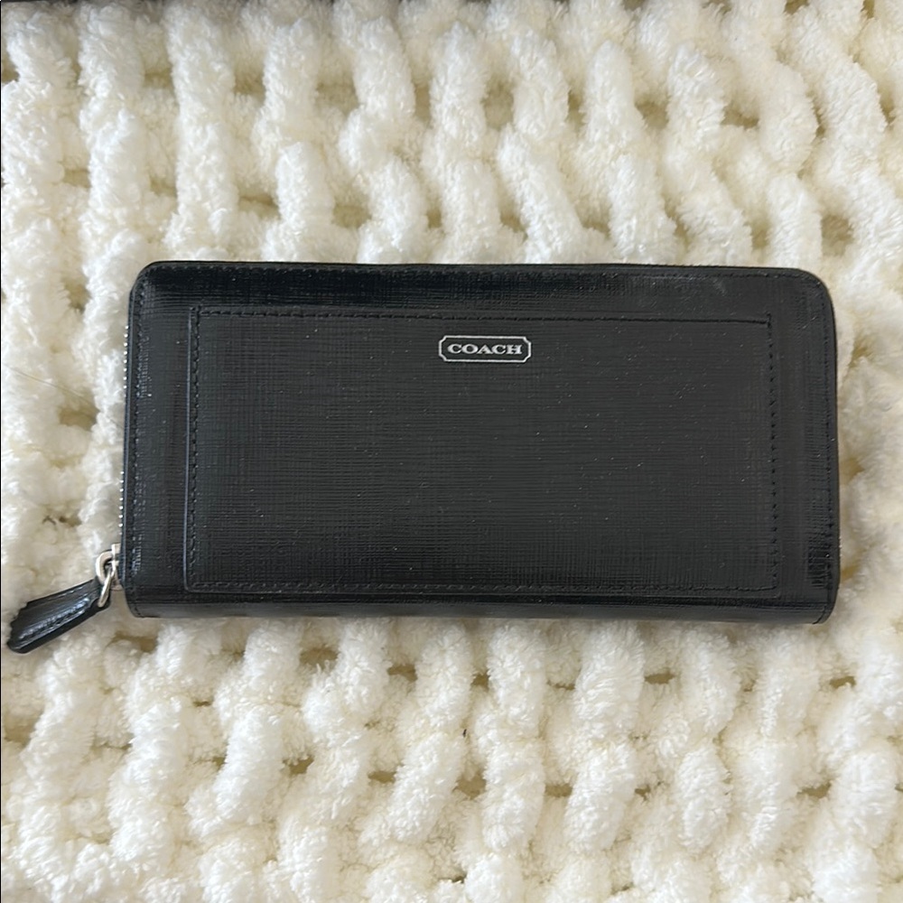 Coach Black Leather Wallet